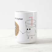 Kekse und Milch so gut zusammen Kaffeetasse (Mittel)