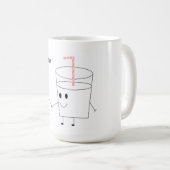 Kekse und Milch so gut zusammen Kaffeetasse (VorderseiteRechts)