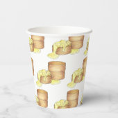 Kekse und südliche Küche im Gravy Pappbecher (Rückseite)