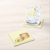 Kekse und Wurst Gravy Koch Diner Restaurant Rechteckiger Pappuntersetzer (Vor Ort)