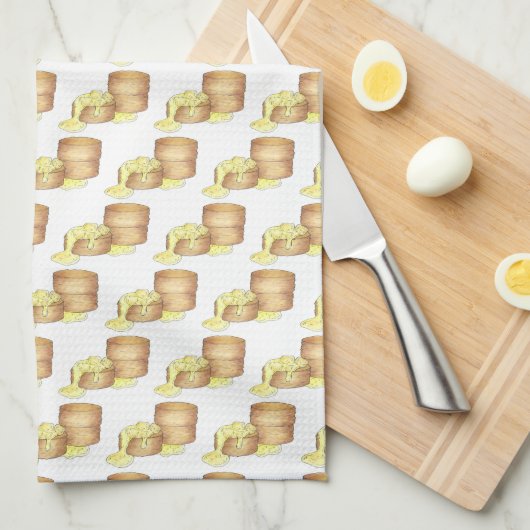 Kekse und Wurst Gravy Südliches Frühstück Küche Geschirrtuch (Viertel Falte)