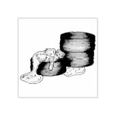 Kekse und Wurst Gravy Südliches Frühstück Küche Gummistempel (Prägung)