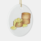 Kekse und Wurst Gravy Südliches Frühstück Küche Keramik Ornament (Rechts)