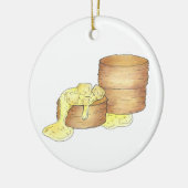 Kekse und Wurst Gravy Südliches Frühstück Küche Keramik Ornament (Links)