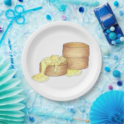 Kekse und Wurst Gravy Südliches Frühstück Küche Pappteller (Party)