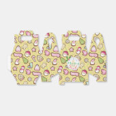 Kekse Weihnachtsgelb Geschenkschachtel (Ungefaltet)