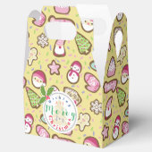 Kekse Weihnachtsgelb Geschenkschachtel (Geöffnet)