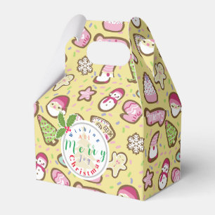 Kekse Weihnachtsgelb Geschenkschachtel