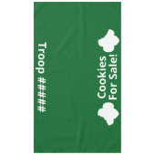 Kekse zum Verkaufen und Truppentabletten Tischdecke (Vorderseite)