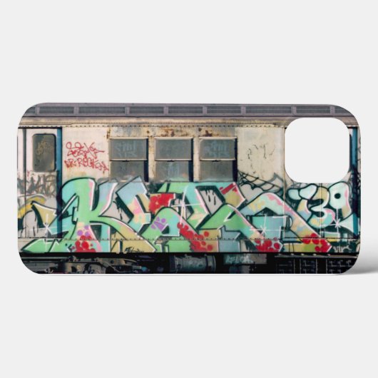 KEL139 Classic Graffiti iPhone Case (Rückseite (Horizontal))
