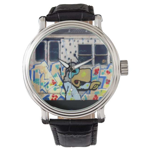 Kel139 Classic New York City Graffiti Armbanduhr (Vorderseite)