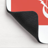 Kelantan-Flagge Mousepad (Ecke)
