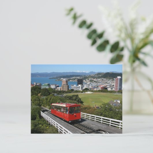 Kelburn Cable Car Postkarte (Stehend Vorderseite)