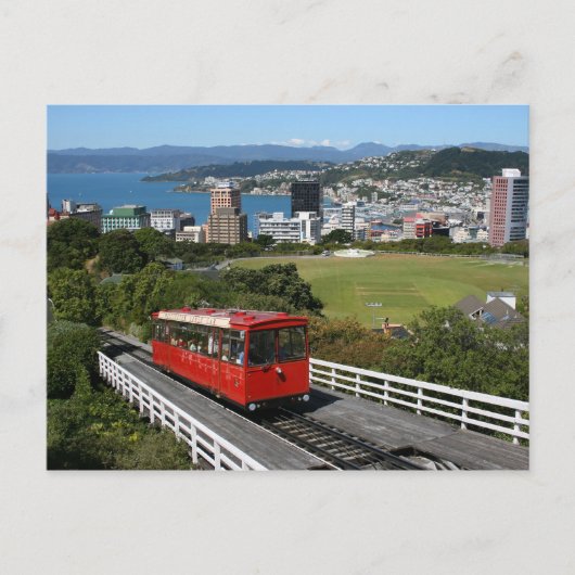 Kelburn Cable Car Postkarte (Vorderseite)
