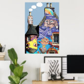 Kelburn Castle Graffiti Project Fairlie Scotland Poster (Heimbüro)