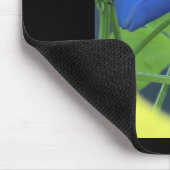 Kelch der blauen Trichterwinde Mousepad (Ecke)