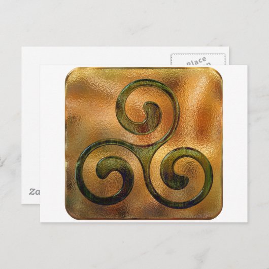 Kelchspirale Postkarte (Vorne/Hinten)