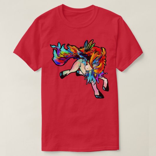 Keldeo Wasserfarbe Sprite Art T-Shirt (Design vorne)