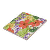 Keleah Tropical Hawaiian Hibiskus und Orchideen Fliese (Seite)