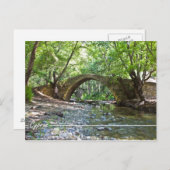 Kelefos Mittelalterbrücke auf Zypern Postkarte (Vorne/Hinten)