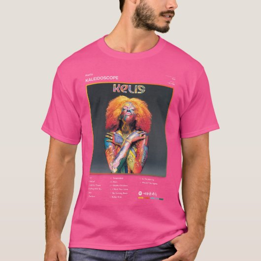 Kelis - Kaleidoscope Tracklist Album T-Shirt (Vorderseite)