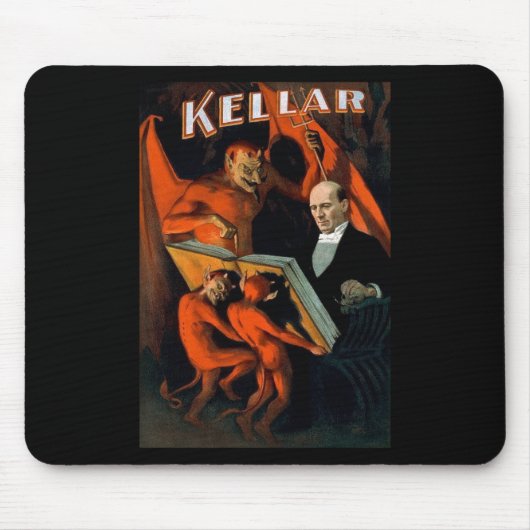 Kellar die Magier-Vintage Magie Mousepad (Vorne)