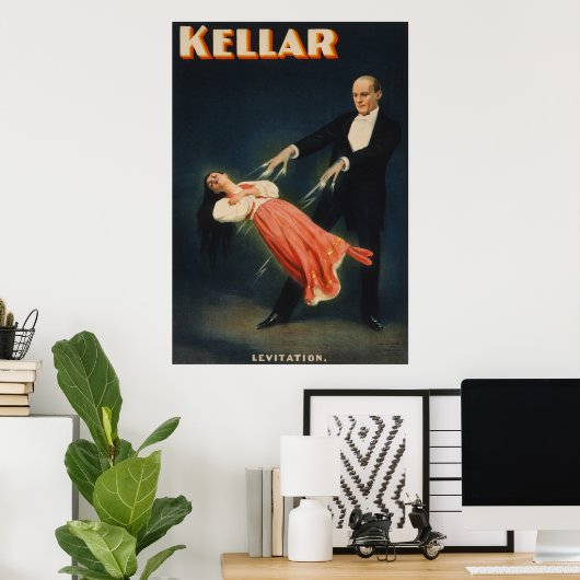 Kellar Levitation 3 Poster (Heimbüro)