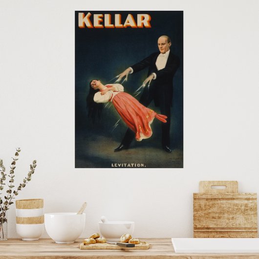 Kellar Levitation 3 Poster (Küche)