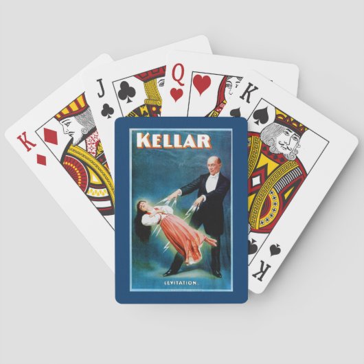 Kellar ~ Levitation Spielkarten (Rückseite)