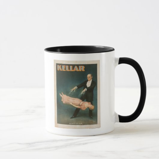 Kellar Levitation Zauberposter #1 Tasse (Rechts)
