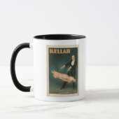 Kellar Levitation Zauberposter #1 Tasse (Links)