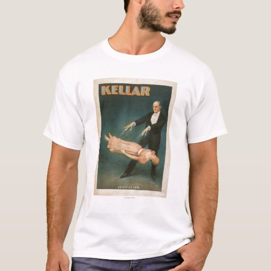 Kellar Levitations-magisches Plakat #1 T-Shirt (Vorderseite)