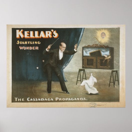 KELLAR Magician Illusionist VAUDEVILLE Poster (Vorne)