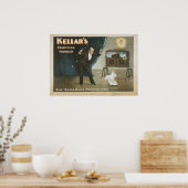 KELLAR Magician Illusionist VAUDEVILLE Poster (Küche)