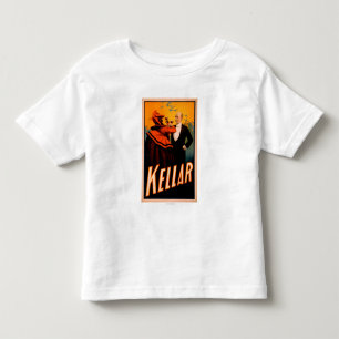 Kellar Magier trinkt Wein mit dem Teufel Kleinkind T-shirt