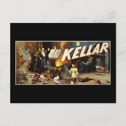 Kellar Postkarte (Vorderseite)