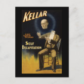 Kellar Self Enthauptung Postkarte (Vorderseite)