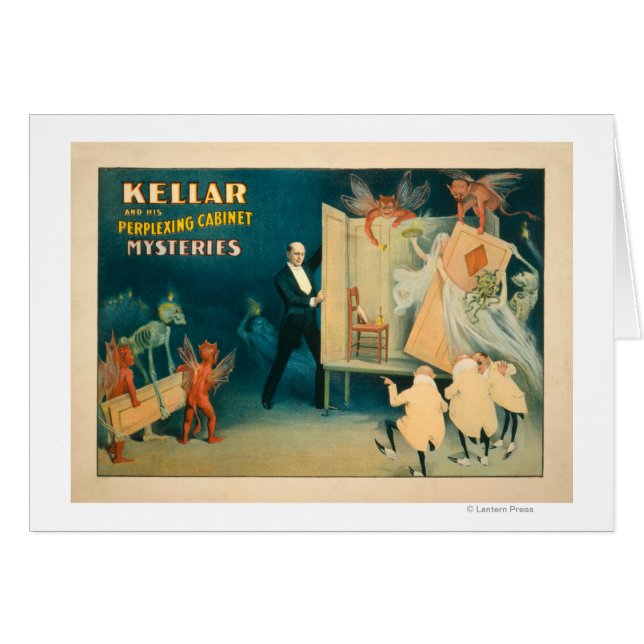 Kellar und sein verblüffendes Kabinett Mysteries M (Vorderseite (Horizontal))