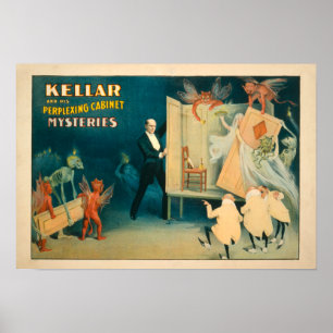 Kellar und sein verblüffendes Kabinett Mysteries M Poster