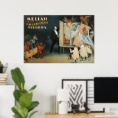 Kellar und sein verblüffendes Kabinettsgeheimnis Poster (Heimbüro)