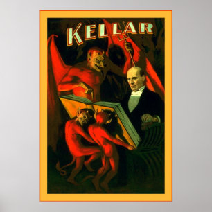 Kellar ~ Vintag Magician Poster