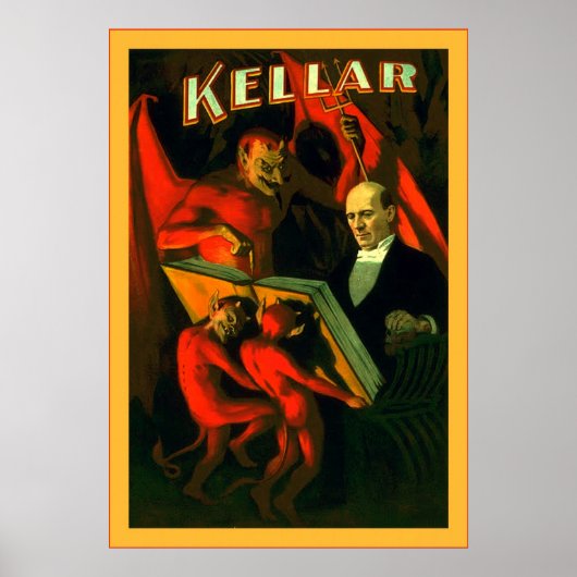 Kellar ~ Vintag Magician Poster (Vorne)