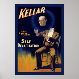Kellar ~ Vintages Magier-Plakat Poster