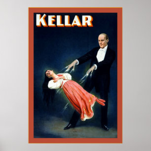 Kellar ~ Vintages Magier-Plakat Poster