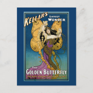 Kellars neuestes Wunder ~ Der Goldene Schmetterlin Postkarte