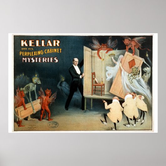 Kellars Schränke Vintages Theaterposter. Poster (Vorne)
