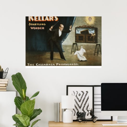 Kellars verblüffendes Wunder Poster (Heimbüro)