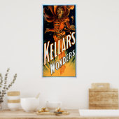 Kellar's Wonders Dressed like Devil Magic Poster (Küche)
