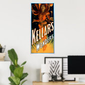 Kellar's Wonders Dressed like Devil Magic Poster (Heimbüro)