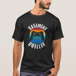 Keller Dweller Funny Gamer Geschenke Gaming T-Shirt